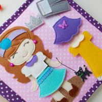 Алина - книжки из фетра