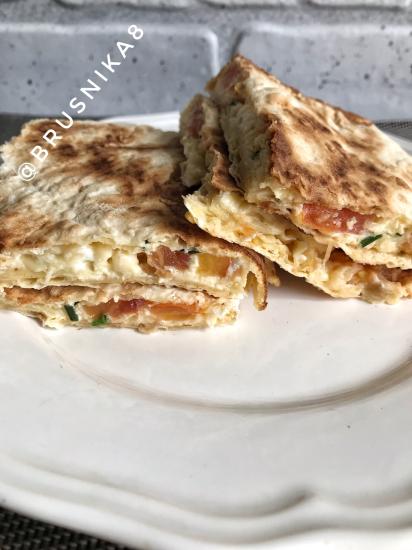 Омлет в лаваше, это нереально вкусно!!!