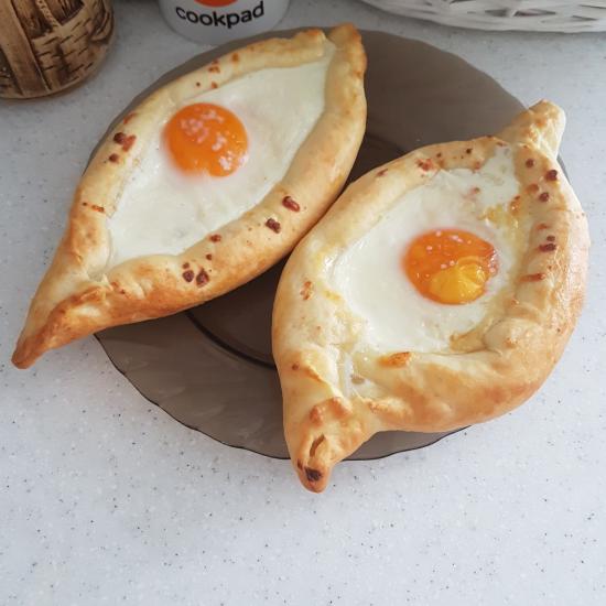 Хачапури по-аджарски Для теста: молоко