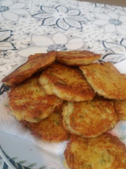 Драники- очень вкусно с гороховым