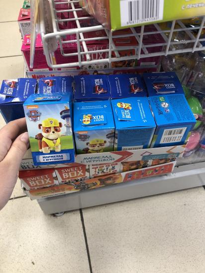 Sweet box щенячий патруль, теперь