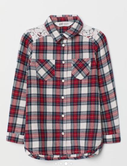 Рубашка H& m 5-6 лет 116 см.