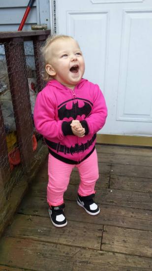My Beautiful Babygirl! The morning
