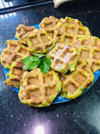 Вафли из кабачка