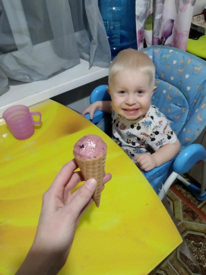 Мороженое 😍 без молока 💕 Бананы Ягоды Нарезать