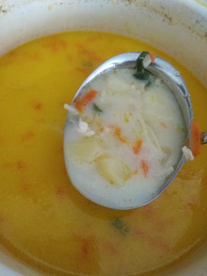 Сегодня приготовила сырный супчик🙂