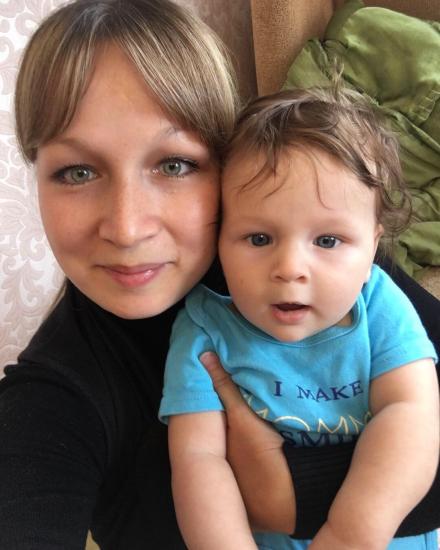 #5месяцев моему любимому сыночку