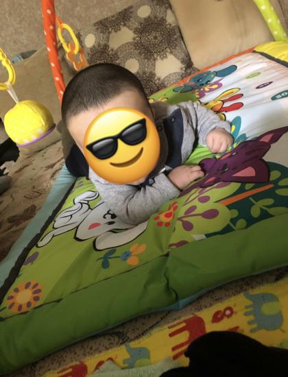 Мой комочек счастья 🥰 думала коврик