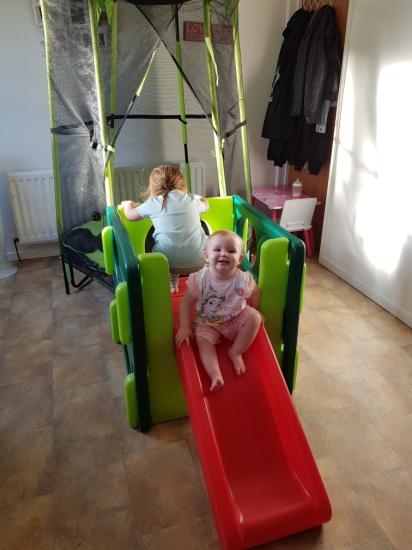 Made the dining area a playground