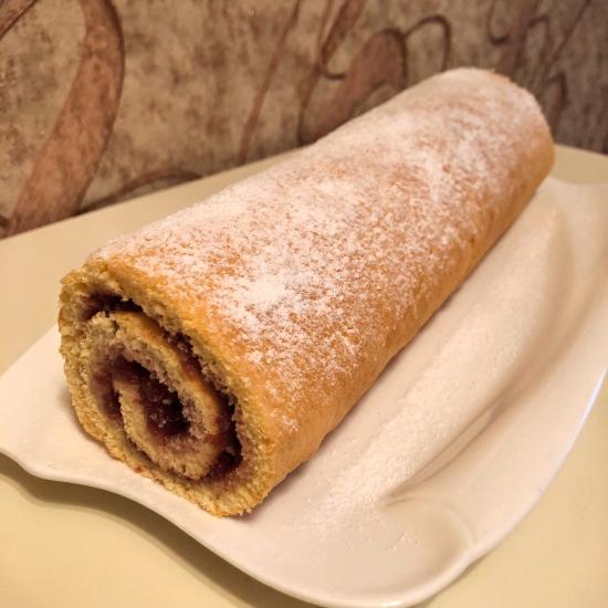 Очень простой рулет к чаю😍😍😍