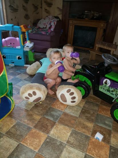 They are watching bubble guppies