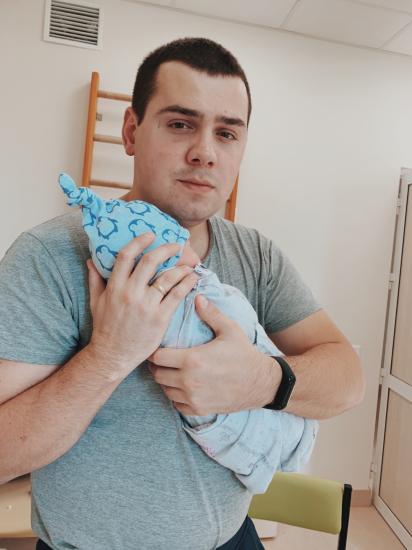 Муж присутствовал на родах - и