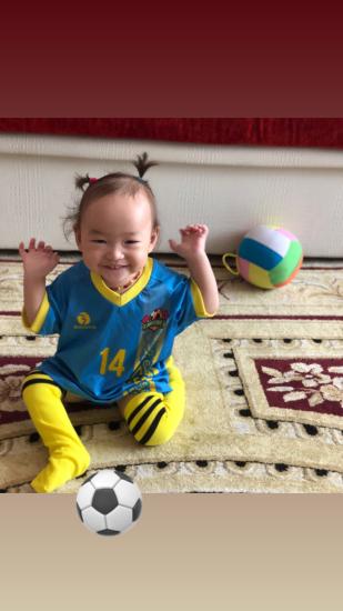 Папина футболистка 🐥🥰❤️❤️❤️ Божеее,