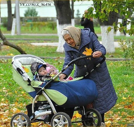 Самая заботливая няня- это родная