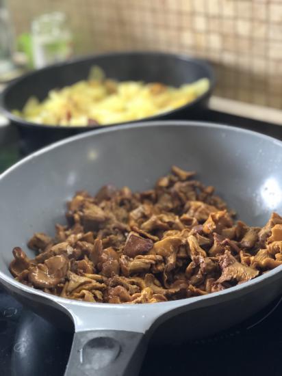 Лисички с жареной картошкой 🤤. Как