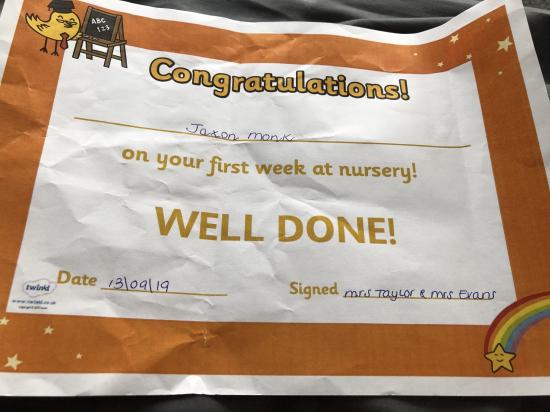 First week done!! Got my first