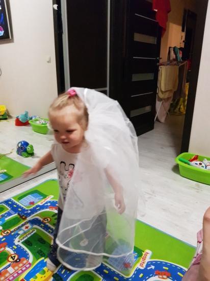 В ход пошла моя фата😁