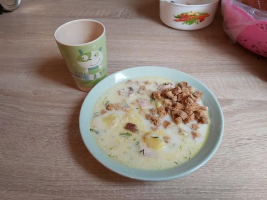 Классный,лёгкий супчик на обед.