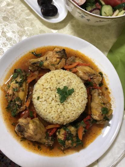 Рецепт: Чахохбили из кур. крылышек