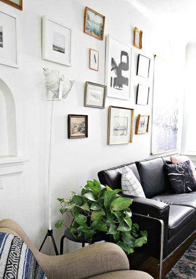 She's got lots of small space decor