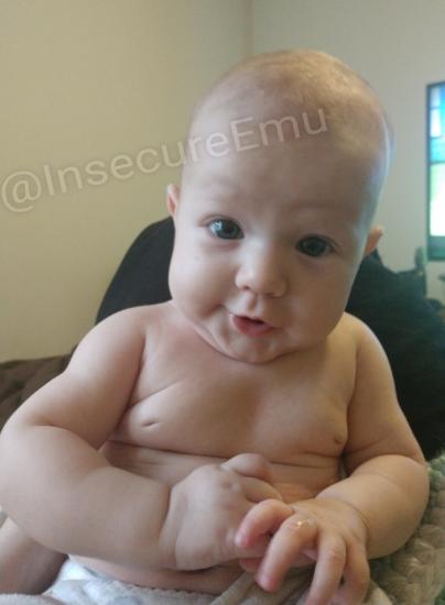 This child keeps growing out of