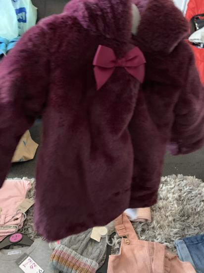 Also got little lady this fur coat