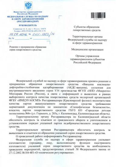 Федеральная служба по надзору в