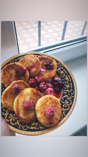 Сырники у меня конечно не самые