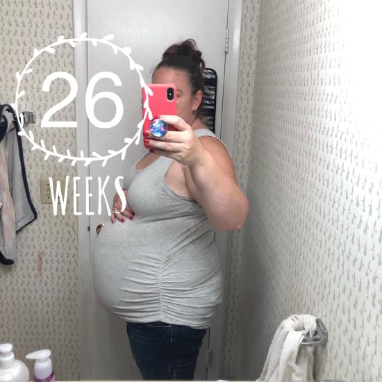 26 weeks today! Loving being pregnant