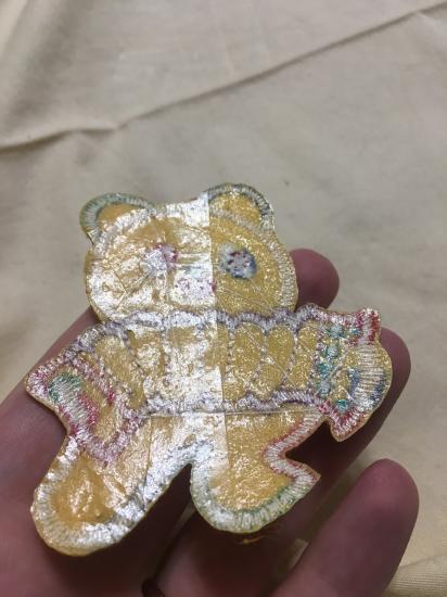 Мастерицы😁Это тыльная сторона заплатки,утюгом