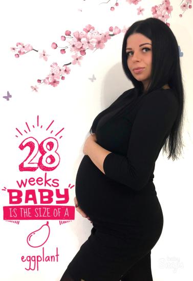 ❤️28 недель и 3 дня) 😊Пуз у меня
