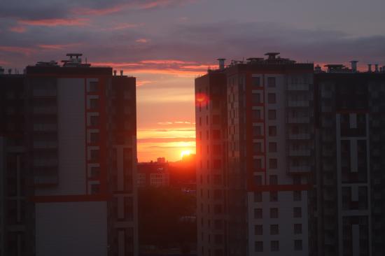Сегодня был такой красивый закат,